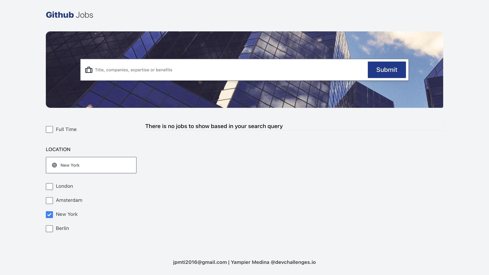 Github Jobs