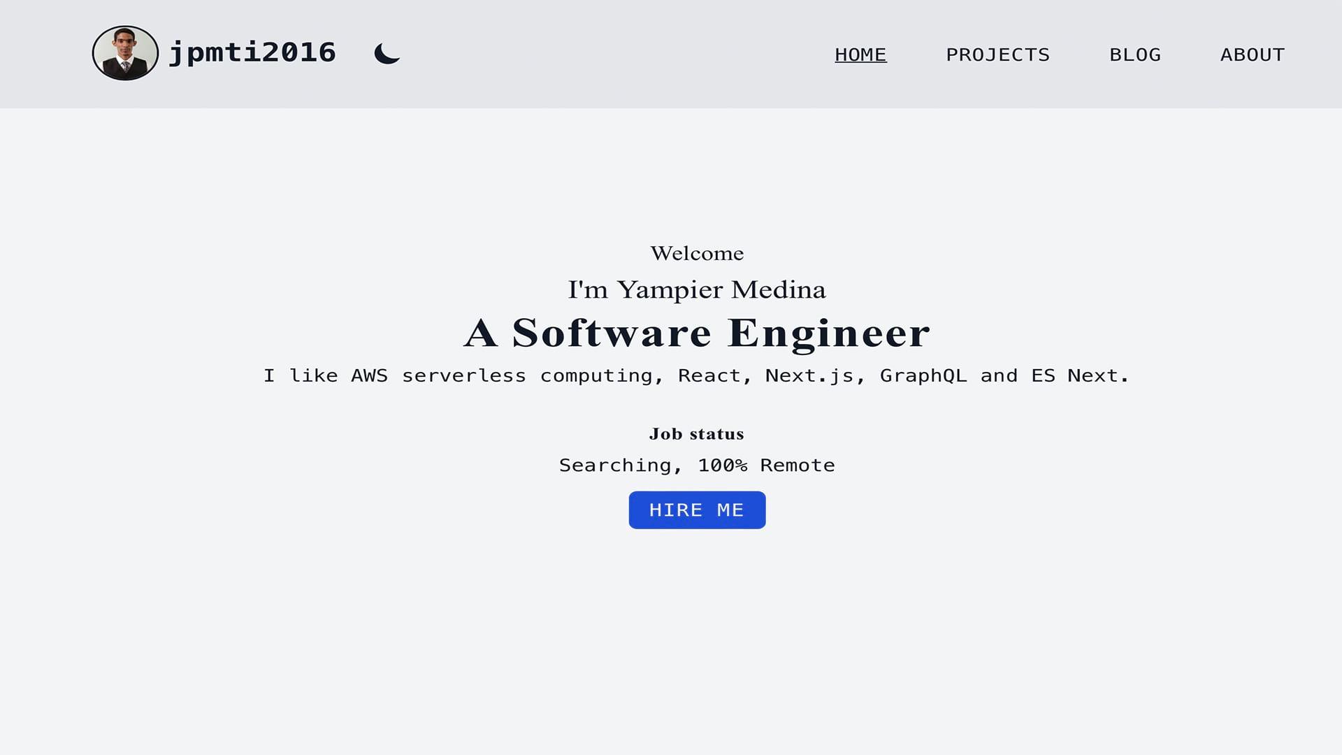 Portfolio website